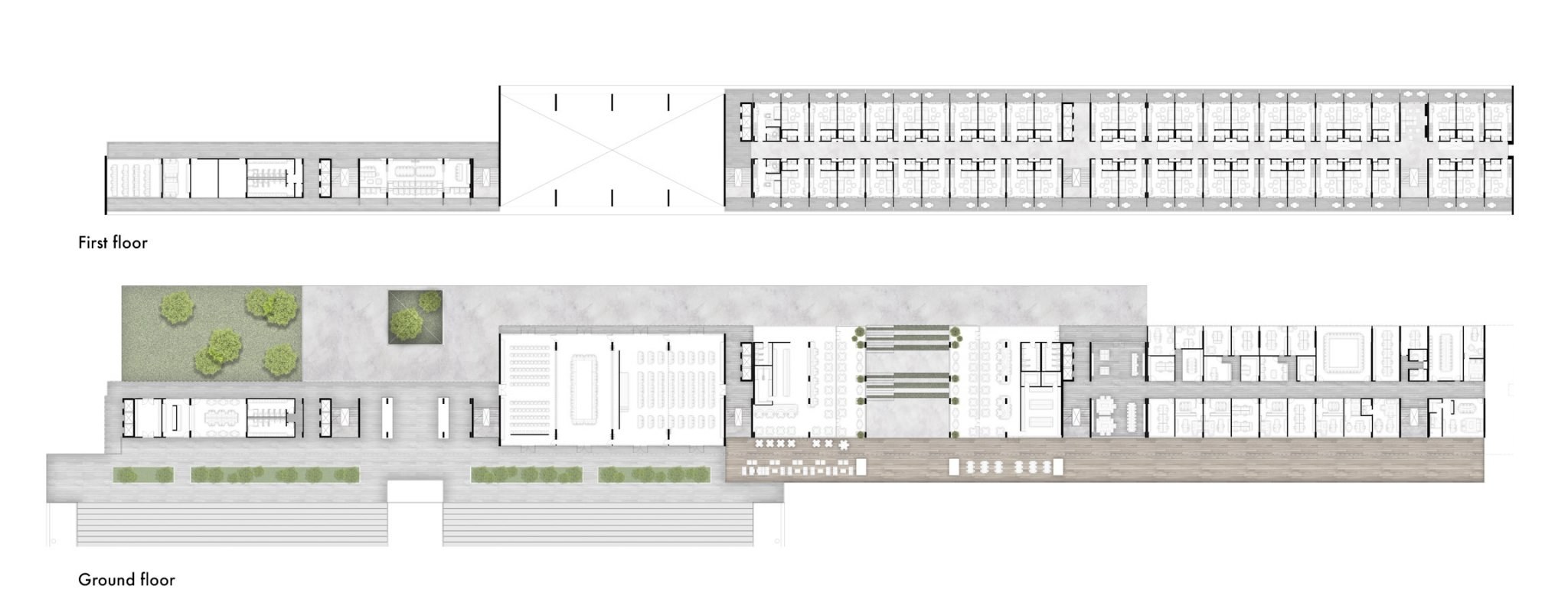 UHA Architects Kornos Sports Centre Cyprus Plan Drawing
