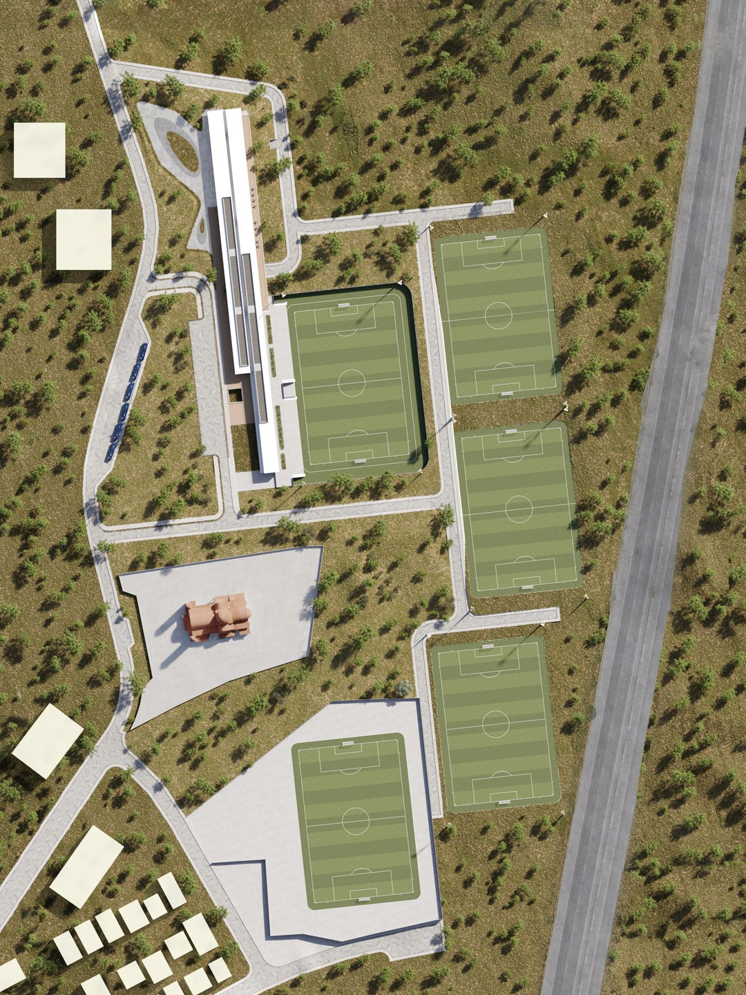 Kornos Sports Centre Site Plan